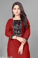 Private Label Womens S Size maroon Kurti