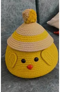 Private Label Jute High quality Handwoven Multi purpose Storage Basket