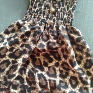 Private Label MALAABIS MURIHA Girls Tiger Print Cotton Frock 24 Size