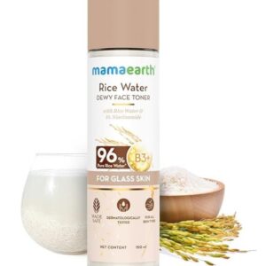 Mamaearth Rice Water Dewy Face Toner with Rice Water Niacinamide for Glass Skin 150ml