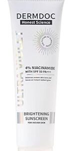 DERMDOC Niacinamide Ultra Violet Brightening Sunscreen 30 gm
