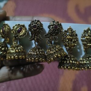 Private Label Traditional Oxidised Earring Combo Set of 3