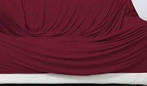 Private Label LAZI Combo Maroon Sofa Cover 3 Seater and Dining Chair Cover Set