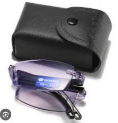 Private Label zilead smart zoom glasses folding dimond cut edge