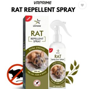 VRPRIME Rat Repellent Spray For Home Cars Office 100 Natural Harmless to Humans 250 ml
