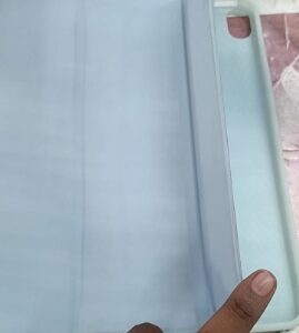 MOCA Translucent Back Flip Case for Xiaomi Pad 5 Pad 5 Pro 11 Folio Flip Cover Protective Slim Case for Xiaomi Mi Pad 5 Pad 5 Pro 11 Aqua Blue