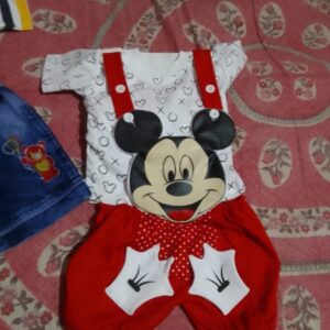 Private Label Baby Girls Red Colour Jamsuit 18 Size