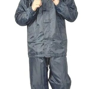Private Label Solid Men Raincoat Size XL Gray