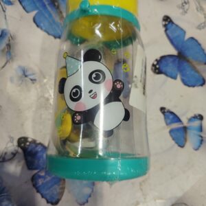 Private Label Baby Sipper Bottle with Straw Cute Elephant Design Leak Proof Water Bottle for Kids BPA Free Feeding Cup