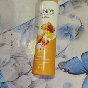 Ponds Talc Natural Sandal Radiance 50 g Bottle