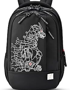 Gear Fiction 1 4 Compartment Backpack Black Colour