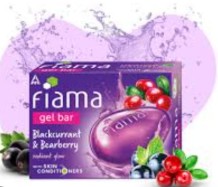 Flama gel bar blackcurrant bearberry radiant glow with skin conditioners 75 g