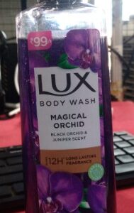 LUX body wash magical orchid black orchid juniper scent 245 ml
