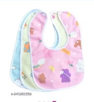 Private Label soft cotton baby bib set waterproof pack of 3