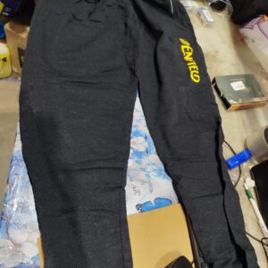 Private Label Boys and Girls Casual Printed track pant black