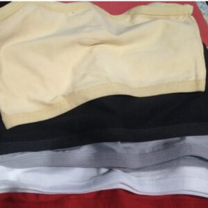 Private Label Beginners Sports Bra Multicolour Pack Of 5 Free Size