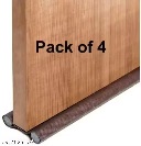 Private Label Door Guard 4 Pcs Brown