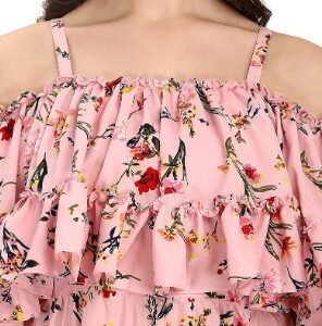 Private Label CUTE BABY GIRL Knee Length Casual Dress FREE SIZE PINK