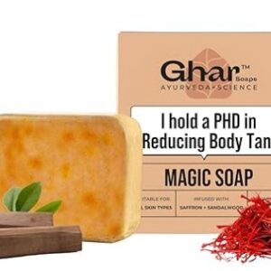 Ghar Soaps Sandalwood Saffron Magic Soaps For Bath 100 Gms