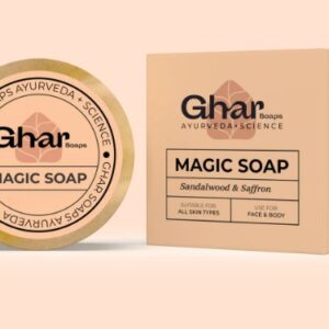 Magic Soap Sandal wood and Saffron Soap sample soap 25g