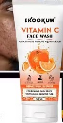 Skookum Vitamin C Face Gel For Skin Hair Vitamin c facewash 50ml