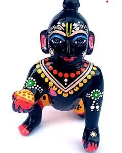 Private Label krishnagallery 1 Pure Astadhatu original Black Painting