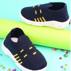 TUEZ Boys Knitted Round Toe Slip On Casual Shoes