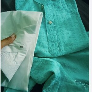 Private Label kids kurta boy kurta dhoti pant kids kurta set GREEN SIZE 36