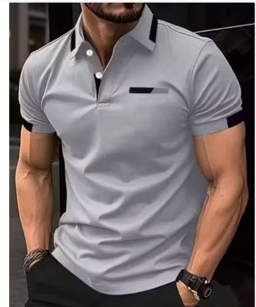 Private Label Mens Tshirt Polo Tshirt For Men Collar Tshirt Cotton Tshirt For Men Half Sleeve Tshirt SIZE M COLOUR LIGHT BROEN WHITE