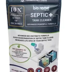 Bio Reme Septic Plus 10X Powerful Septic Tank Cleaner 250g Degrades Human Food Waste OdorRemoving Bacteria Powder