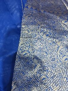Private Label Womens Blue Saree
