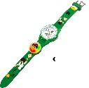 Private Label Kids Cartoon Disco Light Kids Watch Green