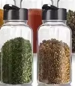 Private Label Glass Spice Jars Square 2 Pcs