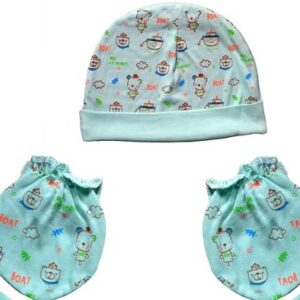 Private Label Cucumber New Born Baby cucumber kids wear Baby Mittens Bootie Cap
