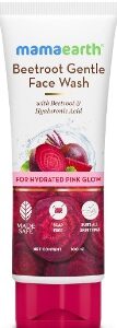 Mamaearth Beetroot Gentle Face WashHyaluronic Acid For Hydrated Pink Glow 100MlGently CleansesHydratesSoothes SkinSoap FreeNonIrritantSafe For SkinHydrating Gentle Face WashNonDrying