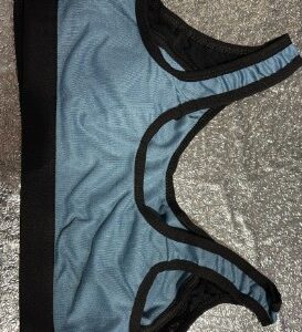 Private Label Designer Sport Bra with Attractive Back Free Size Blue