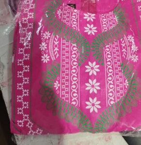 Private Label woman kurtis set pink colour xl size