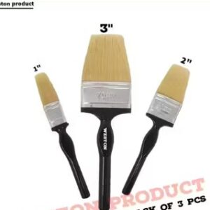 Private Label Wall Paint Brush Roller 1 2 3pack of 3pcs wall paint brush