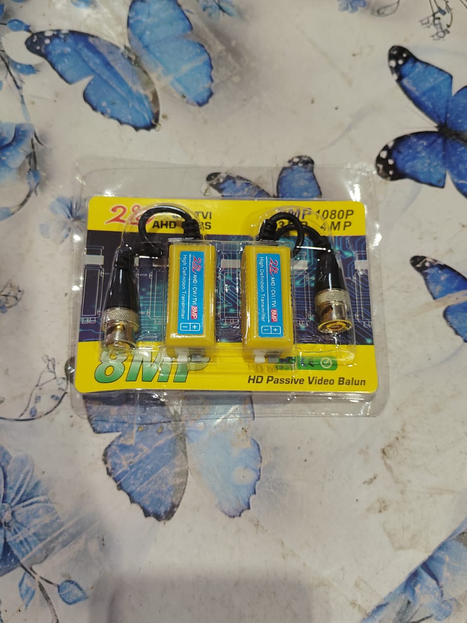 SOLIX 8MP Passive HD BNC Video Balun Transceiver Transmitter Via Cat6 UTP RJ45 Cable for AHD TVI CVI CVBS support 720P 960P 1080P 3MP 5MP 8MP CCTV Security Cameras