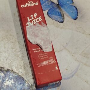 mCaffeine Lip Juice Tinted Lip Balm Berry Blush 24 hrs Moisturization With Peptides Cocoa Butter Vitamin E Heals Dry and Chapped Lips Lip Balm For Women Sheer Pink Tint 10g