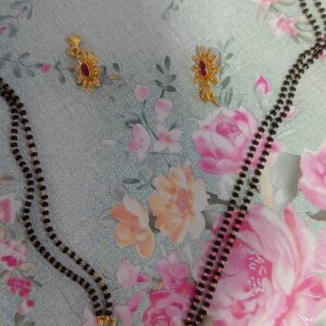 Private Label Mangal Sutra Gold Plated Brass Jewellery Set