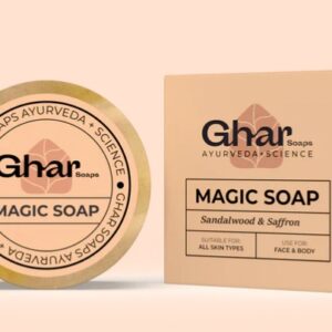 Magic Soap Sandal wood and Saffron Soap 25g