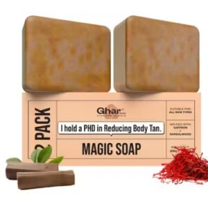 Private Label GHAR SOAPS MAGIC SOAP 200 GM pack of 2