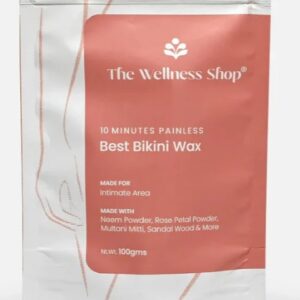 The Wellness Shop Best bikini wax herbal wax powder 100 gm
