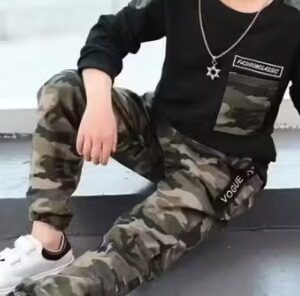 Private Label Pretty Elegant Boys Top Bottom Sets 2 Multicolor