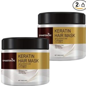 Smartdrops Keratin Hair Mask Treatment Care For Dry And Treated Hair Nourishing Blend Hair Mask 100 g Pack of 2