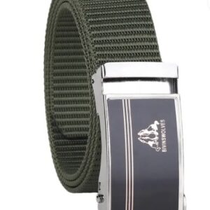 Private Label HENEDA Men Casual Green Nylon Belt