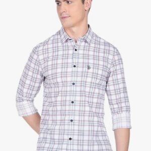 U S POLO ASSN Men s Cotton Regular Fit Shirt M Size