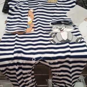 Babyhug Cotton Knit Full Sleeves Co ords Suit With Animal Prin Colour white Size 9