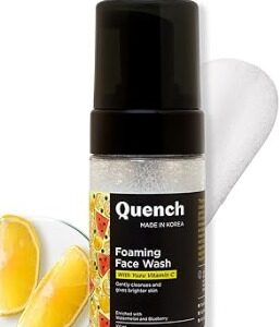 Quench Yuzu Vitamin C Foaming Face Wash for Brighter And Glowing Skin 100ml